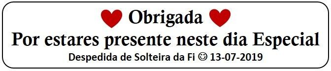 Olá Raquel :) Sim é uma opção naqueles saquinhos transparentes com uma etiqueta que já fiz :)