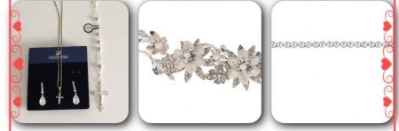 Colar brincos tiara - 1
