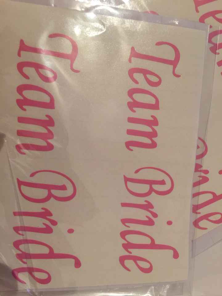 Stickers shoes Bridesmaids 