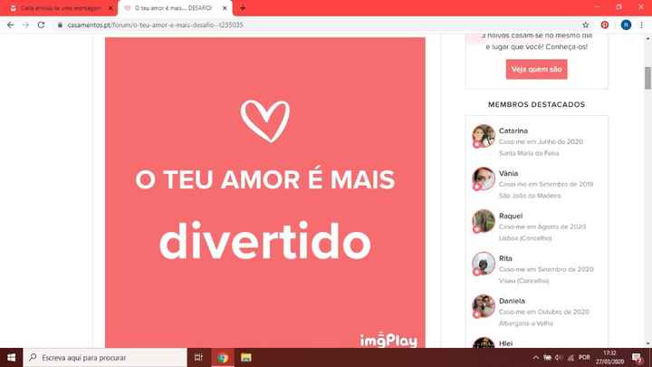 o amor da Rebekah é... - 1