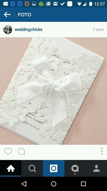Convites para um casamento vintage - 1