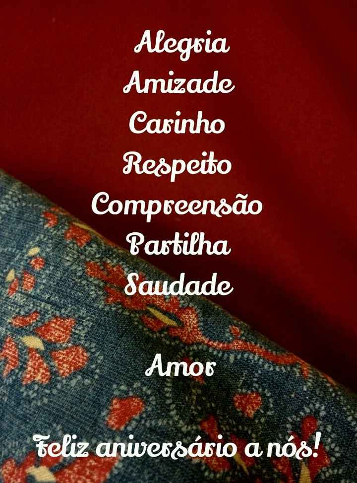 Um ano de namoro - 1
