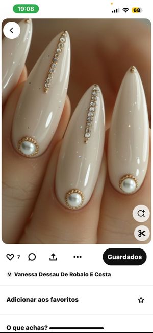 Inspiração : como vão fazer as vossas unhas para o grande dia? 14