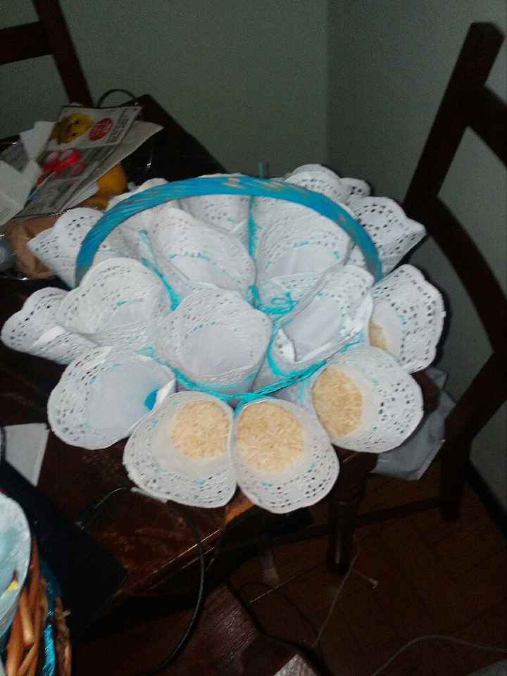 Cones petalas / arroz - 3