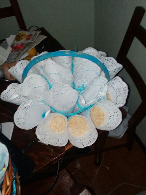 Cones petalas / arroz - 3
