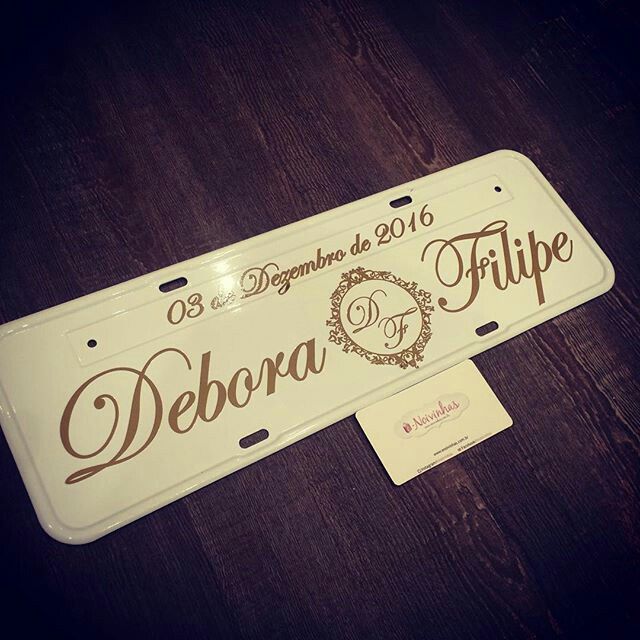 Placa para carros - 1