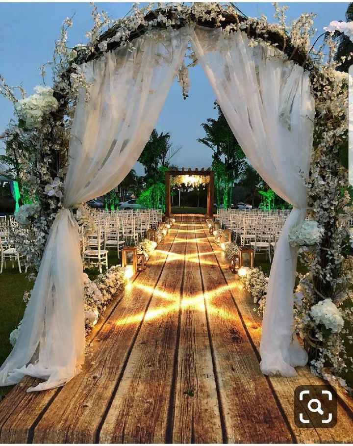 Casamento no campo/ ar livre - 1