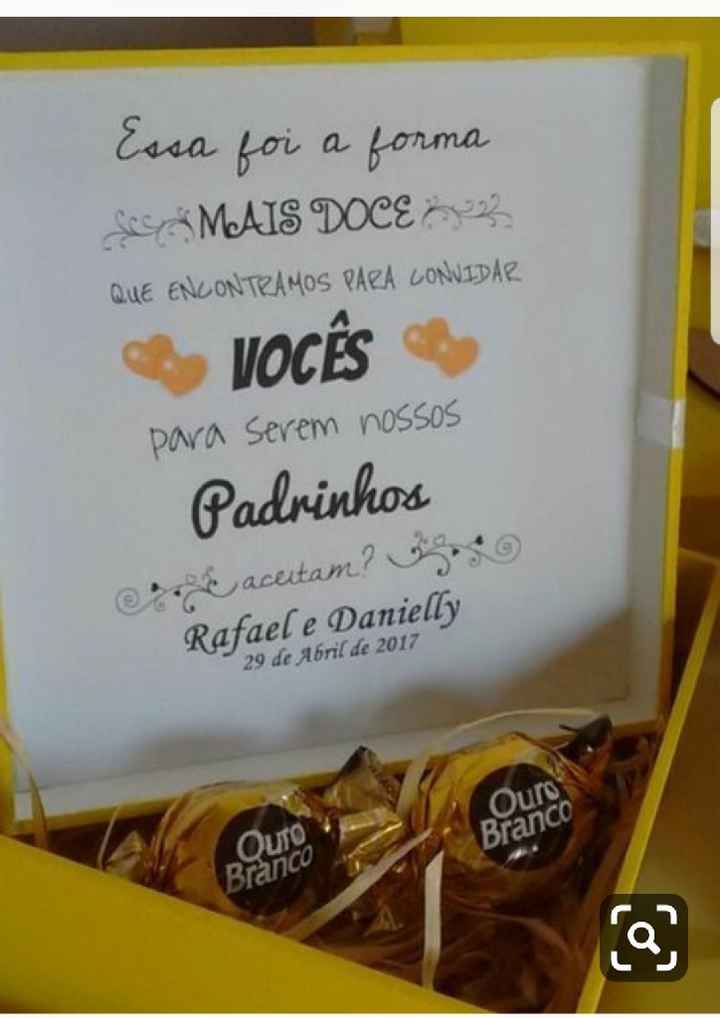 Convites para madrinhas - 7