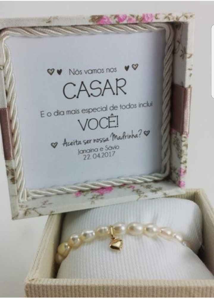 Convites para madrinhas - 8
