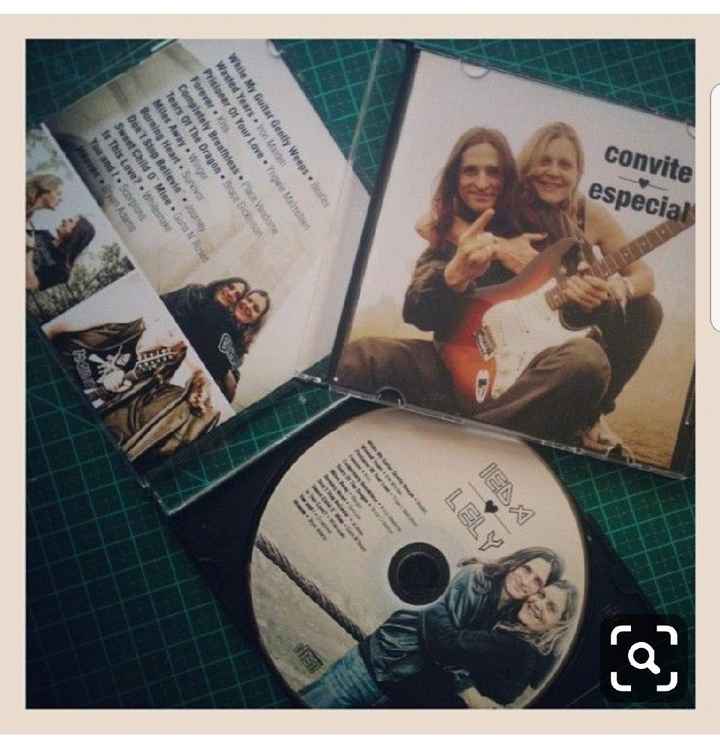 Convite em forma de cd - 1