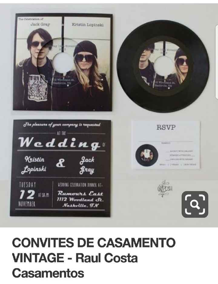 Convite em forma de cd - 4
