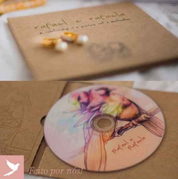 Convite em forma de cd - 10