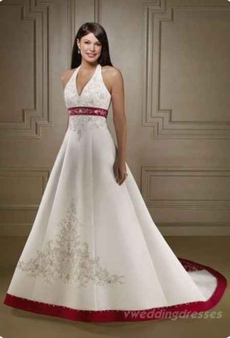 últimos dias- mês Vermelho _ vestidos de noiva - 1