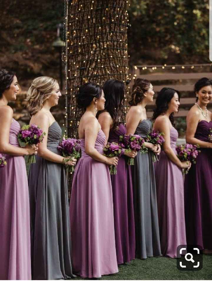 Mês Roxo combinado com cinza/prata - 6