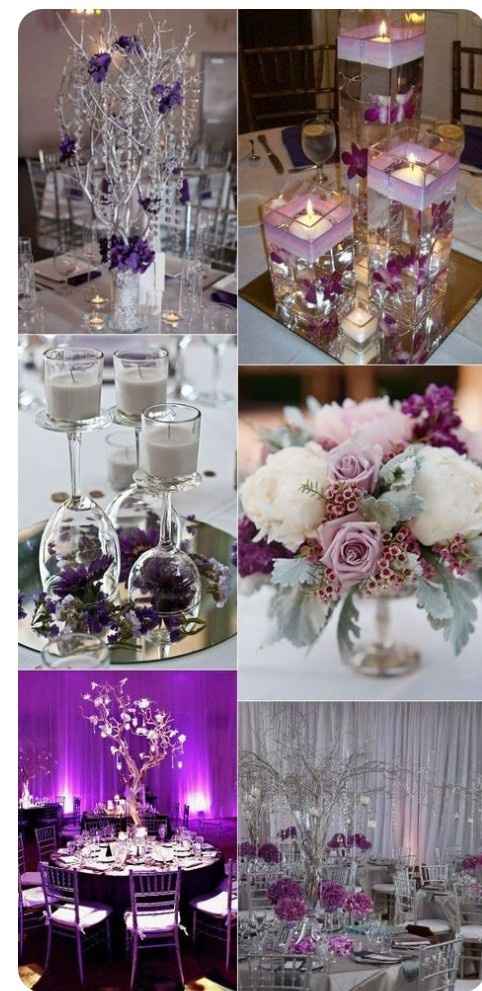 Mês Roxo combinado com cinza/prata - 8