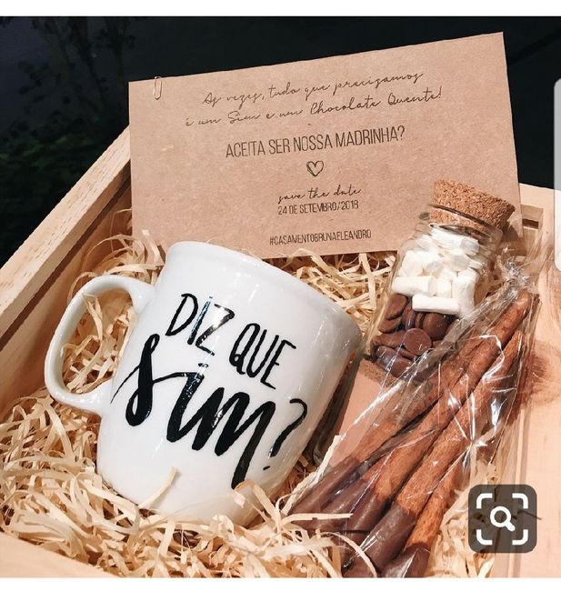 Convites para madrinhas - 6
