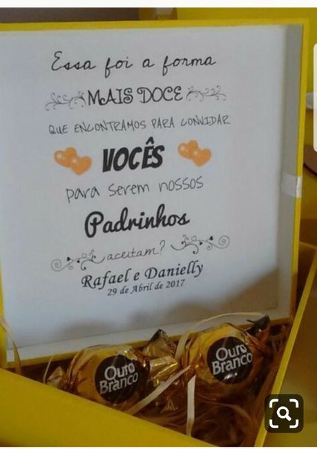 Convites para madrinhas - 7