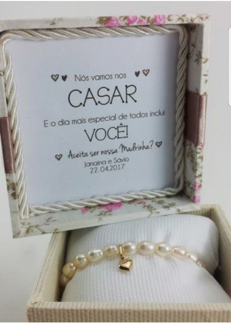 Convites para madrinhas - 8