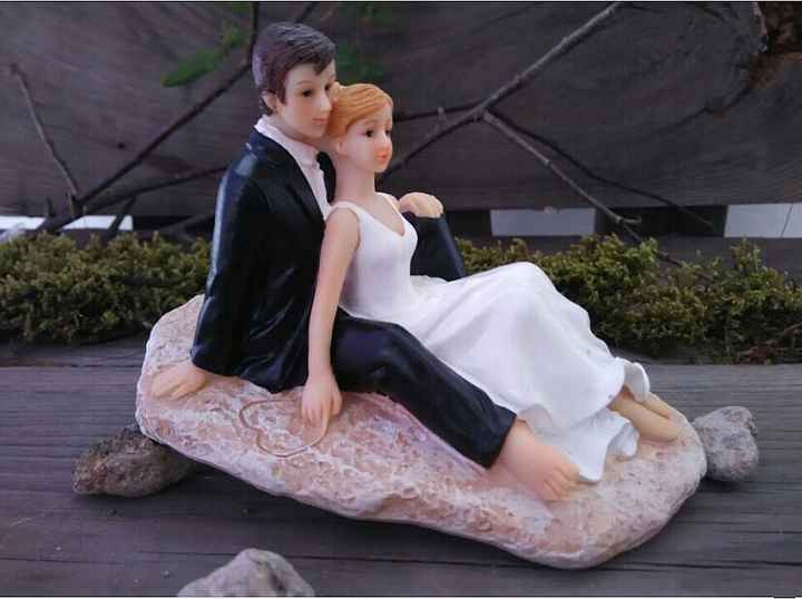 Vão ter cake topper no bolo de casamento? - 1