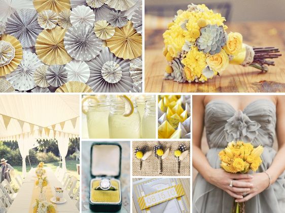 GREY AND YELLOW