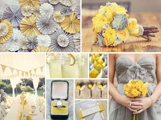 GREY AND YELLOW