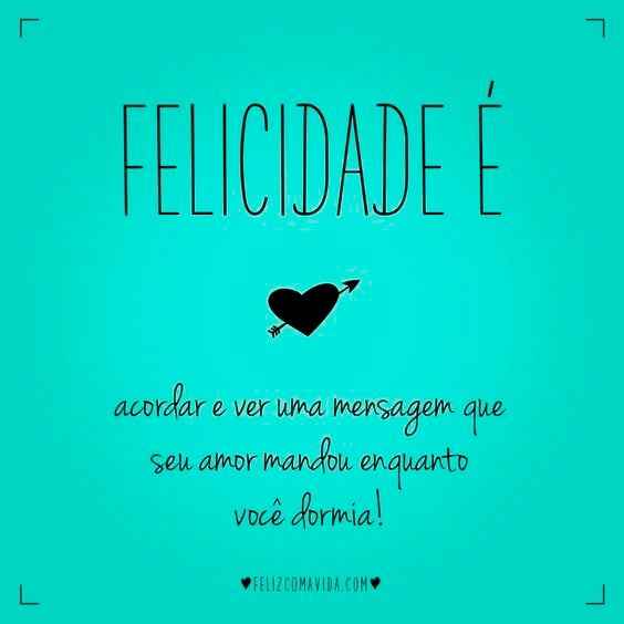 felicidade é