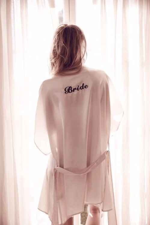 Bodado com "noiva" ou "bride"