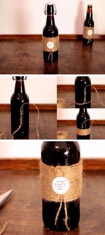 Decora a sua cerveja favorita com o logo dos dois