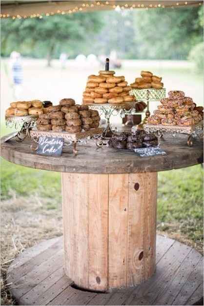 Mesa de donuts