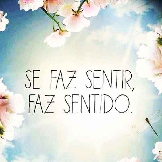 faz sentido