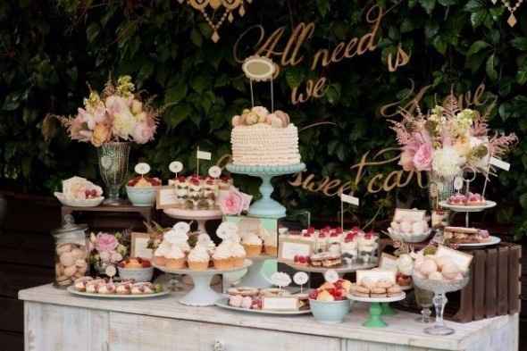 2. Mesa de doces campestre