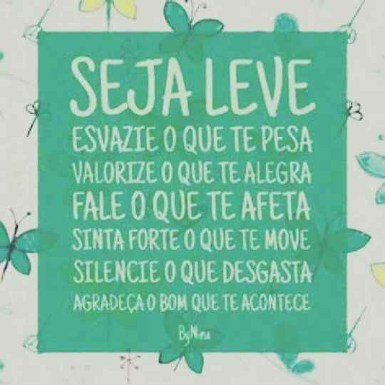 seja leve