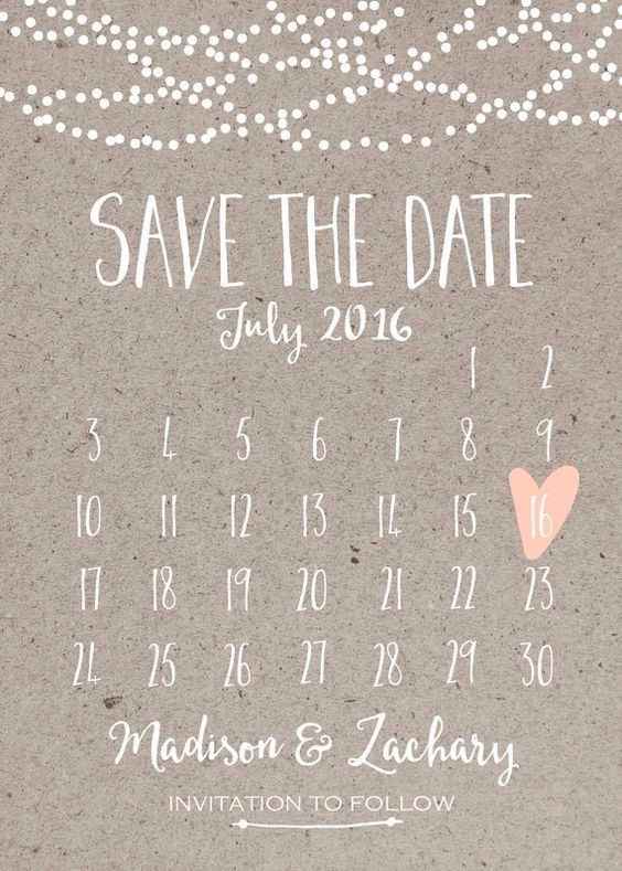 SAVE DE DATE