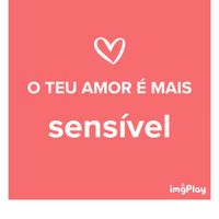 o amor da Catarina é sensível! - 1