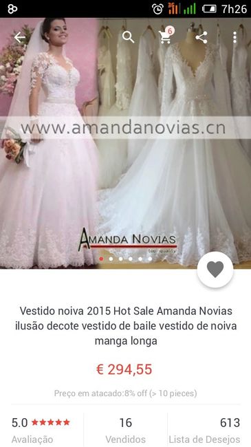 Vestidos de noiva pela internet - 1