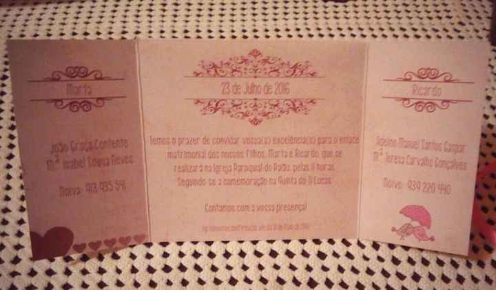 Os meus convites :) - 2