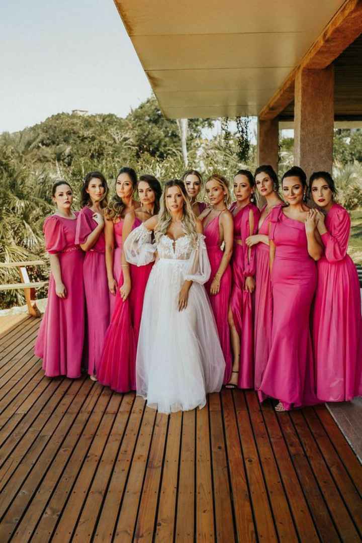Outubro Rosa 🏩 Tema: damas de honra 👭 - 4