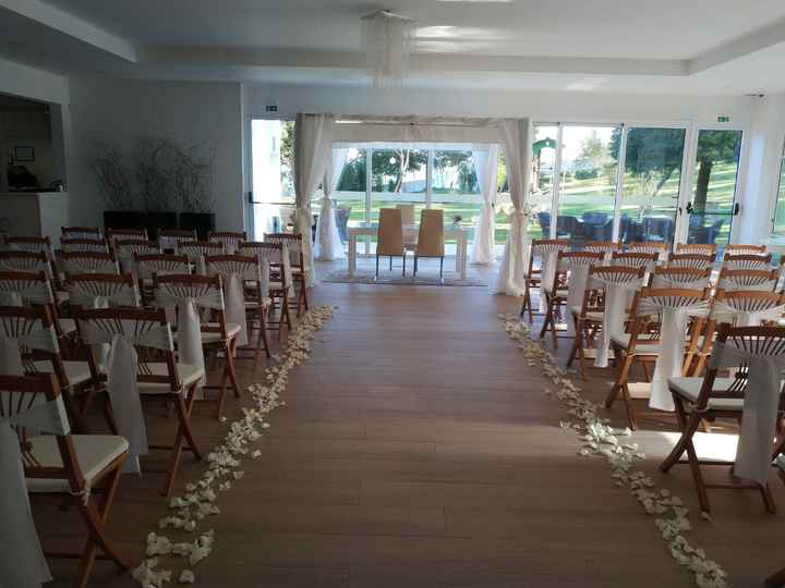 Decoração da cerimonia - 1