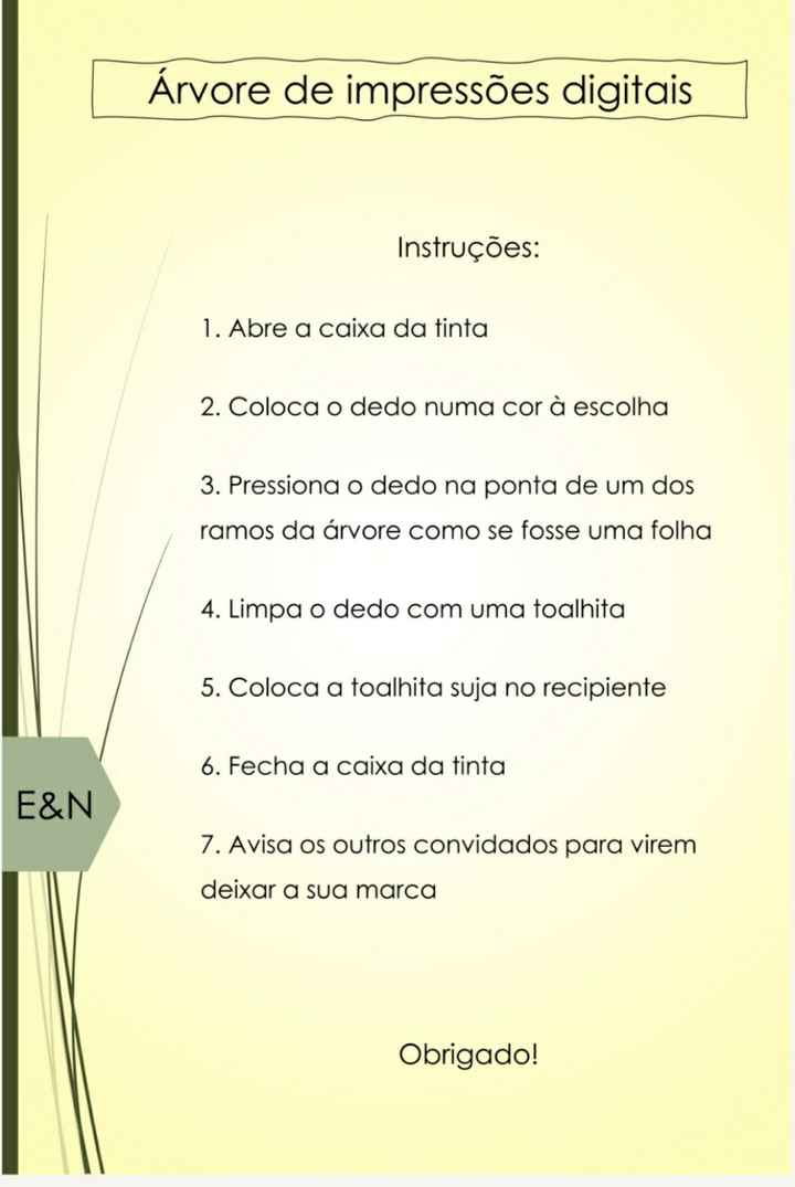 Instruções puzzle e árvore de impressões digitais - 1