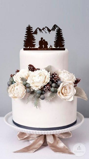 Os detalhes (em madeira) para o dia C - o Topo do Bolo 🍰 11