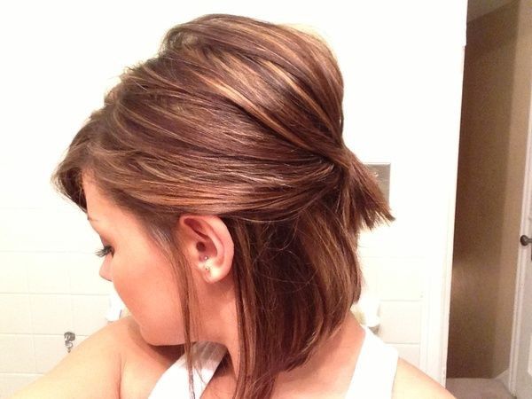 Penteado cabelo curto