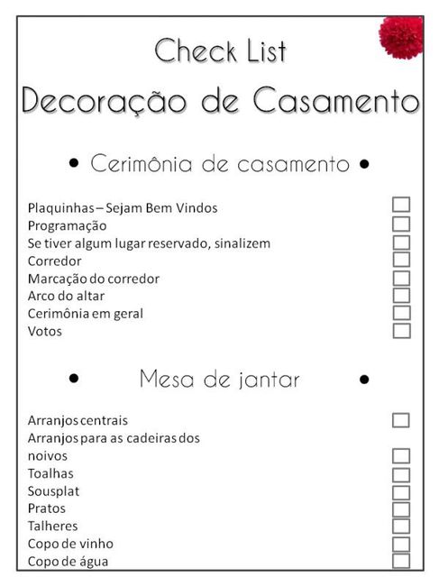 Lista de checks ( decoração /diy ) 👌🏻 - 1
