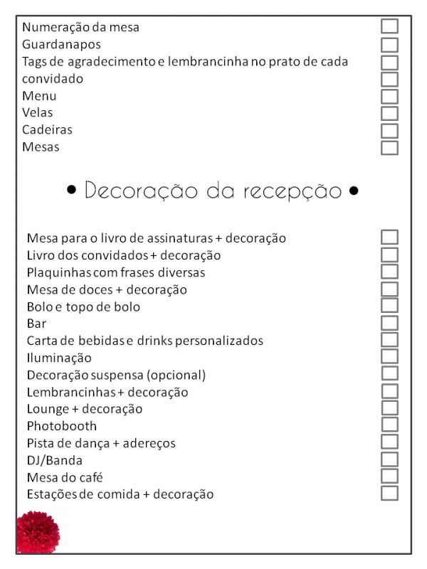 Lista de checks ( decoração /diy ) 👌🏻 - 2