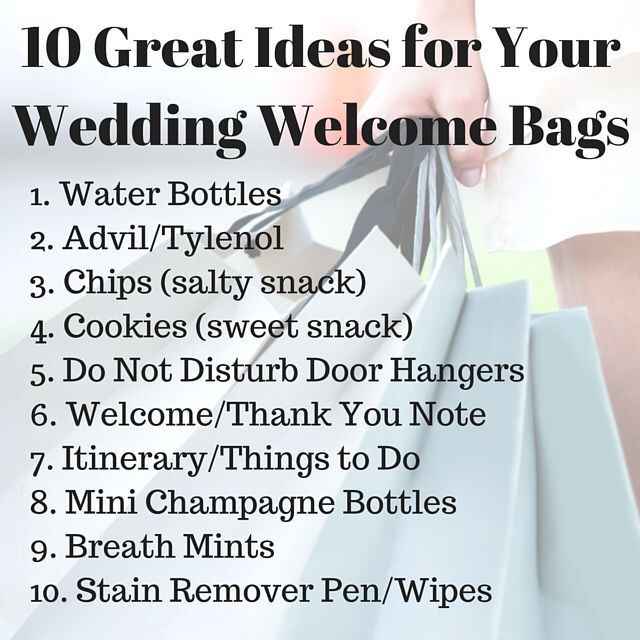  Welcome Bags , inspirações 😍 - 1