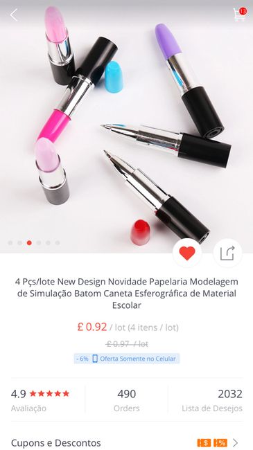 4 lembranças abaixo de uma 1£ /1€ 😍 - 3