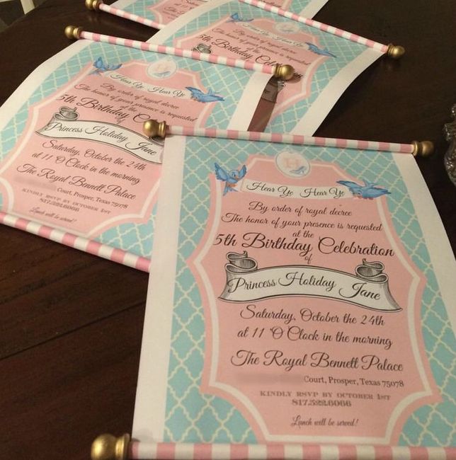Inspirações de convites cinderella ❤️ - 9