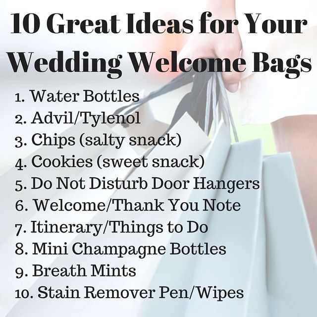  Welcome Bags , inspirações 😍 - 1