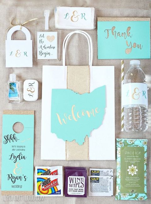 Welcome Bags , inspirações 😍 - 4