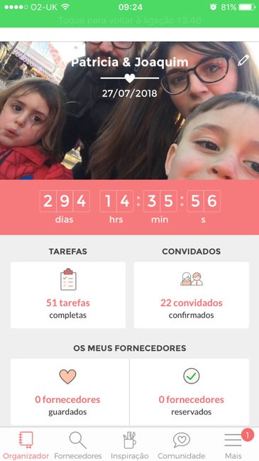 Quanto tempo falta para o teu grande dia? - 1