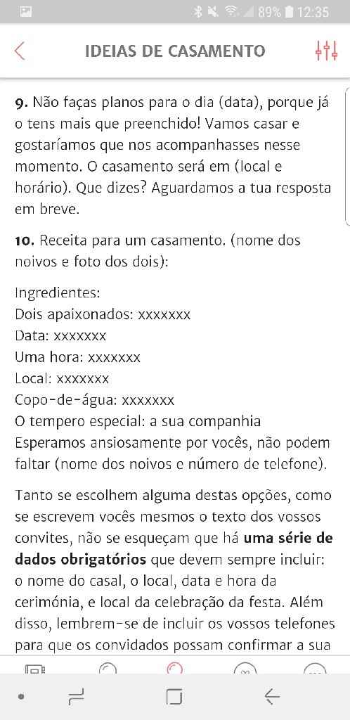 Texto criativo para convites de casamento - 4